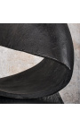 Sculptura de ribbă negru Möbius - Dimensiune L
