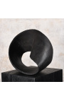 Black Möbius ribbon skulptur - Størrelse L