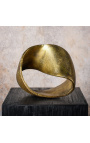 Golden Möbius Band Skulptur - Größe M