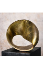 Skulptura zlatne Möbiusove vrpce - veličina L