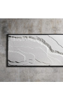 Tableau contemporain Stratigraphies de Blancs - Opus 4