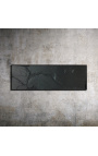 Hedendaagse rectangulaire schilderij Stratigraphies de Noirs - Opus 4