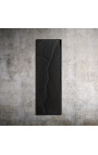 Contemporary rectangular painting Stratigraphies de Noirs - Opus 3
