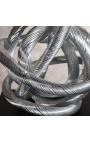 4 metalinių ir sidabrinių stiklinių kabelių sferų rinkinys
