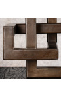 Moderne Metallskulptur "imbrikation Geometric"