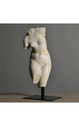 Escultura "Venus" mida M sobre suport metàl·lic negre