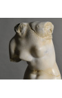 Scultura "Venere" taglia M su supporto in metallo nero