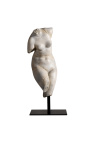 Escultura "Venus" mida M sobre suport metàl·lic negre