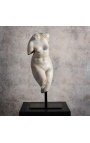 Escultura "Venus" mida M sobre suport metàl·lic negre