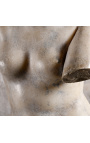 Didelė skulptūra "Veneros bustas" ant juodojo metalo pagrindo