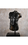 Grande sculpture Fragment d'Hermès sur support métallique noir