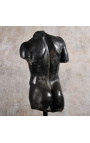 Nagy szobrok "Hermes töredéke" fekete fém támogatás
