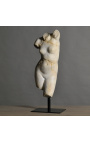 Skulptur "Venus" storlek L på svart metall stöd