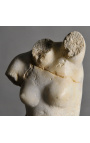 Skulptur "Venus" størrelse L på svart metall støtte