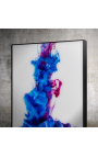 Contemporary rectangular painting "Dissolution Bleu"