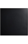 Contemporary square painting "Ondes - Opus 2 - Black"