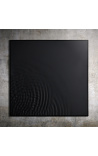 Pintura contemporânea quadrada Shore - Black