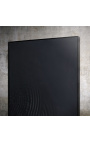 Contemporary square painting "Rivage - Black"