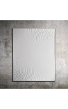 Pintura rectangular contemporánea Ricochet - Blanco