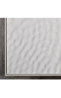 Suvremena pravokutna slika "Richochet - Bijeli"