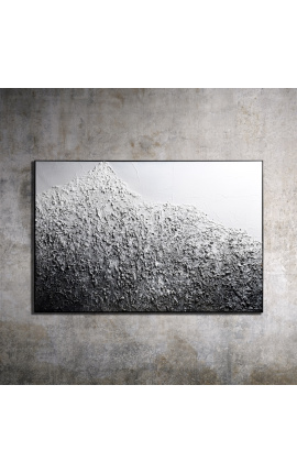 Moderne rektangulære maleri "Wave til sjelen - Demi Opus"