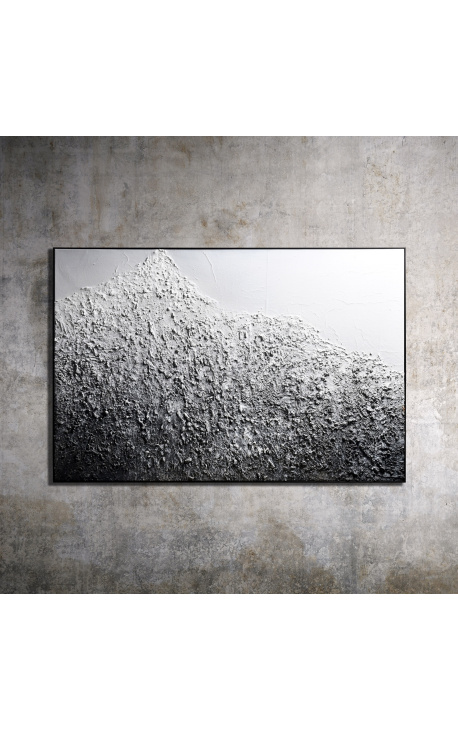 Tableau contemporain rectangulaire "Vague à l'Ame - Demi Opus"