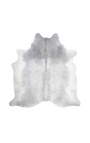 Carpet in real cowhide grey and white cowhide