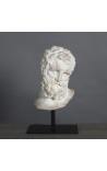 Sculpture Homer na podloge od crnog metala