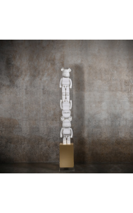 Acrylic column sculpture "Ursus Column size L"