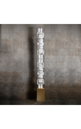 Acrylic column sculpture "Ursus Column size XL"