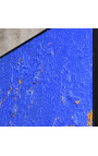 Samtida kvadratmålning "Bleu Dune - Litet format"