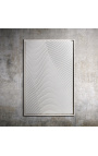 Pintura rectangular contemporánea "blanca óptica"