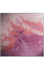 Moderne kvadrat maling "Blues rosa" akryl maling