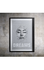 Σύγχρονος ορθογώνιος πίνακας "Όνειρα" από καρφίτσες