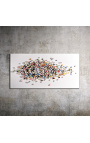 Πολύ μεγάλος σύγχρονος ορθογώνιος πίνακας "Φυσαλίδες" από μπάλες