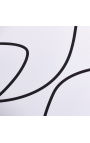 Pintura rectangular contemporània "De Bouche-à-Oreille"