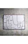 Contemporary rectangular print De Bouche-à-Oreille