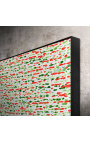 Moderne firkantet maleri "Konversation en Dotted - Store Formater"