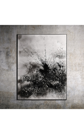 Pintura rectangular contemporánea "Hiroshima my Love - Capítulo 2"