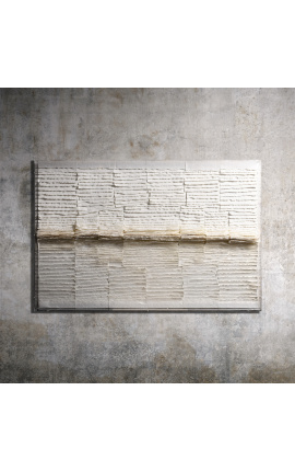 Samtida rektangulär målning "Inget gränsvärde" med Plexiglass fall