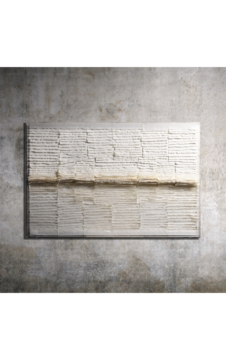 Samtida rektangulär målning "Inget gränsvärde" med Plexiglass fall