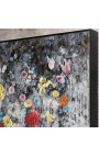 Quadre rectangular contemporània "Homenatge a Monet - Opus blanc - Talla petita"