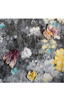 Très grand tableau contemporain "Hommage à Monet - Opus blanc - Grand Format"