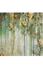 Pintura contemporânea muito grande "Tribute to Monet - Yellow Opus - Large Format"