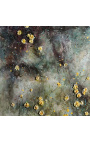 Pintura contemporânea muito grande "Tribute to Monet - Yellow Opus - Large Format"