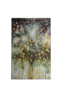 Zelo velika sodobna slika "Hommage à Monet - Opus jaune - Velika oblika"