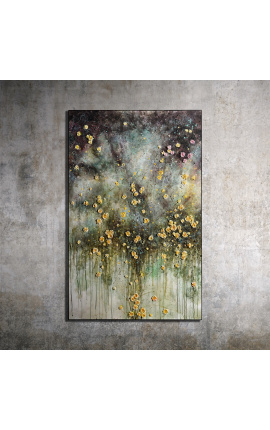 Very large contemporary painting "Hommage à Monet - Opus jaune - Large Format"
