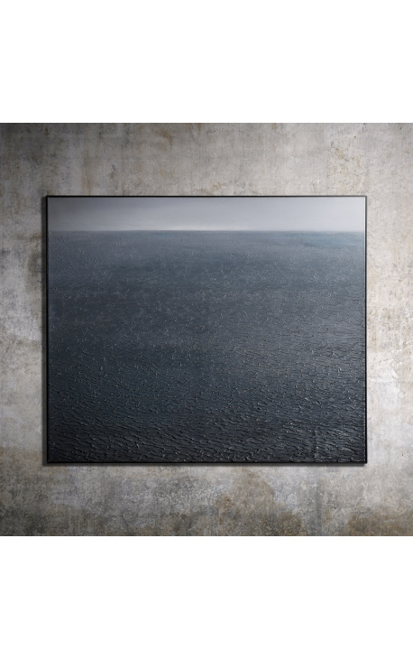 Šiuolaikinis stačiakampis tapyba "Amžinas horizontas - mažas darbas"