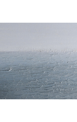 Grand tableau contemporain rectangulaire &quot;Horizon Perpétuel - Demi Opus&quot;