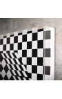 Moderne maleri "Optisk illusion / Akryl N.5" med Plexiglas kasse